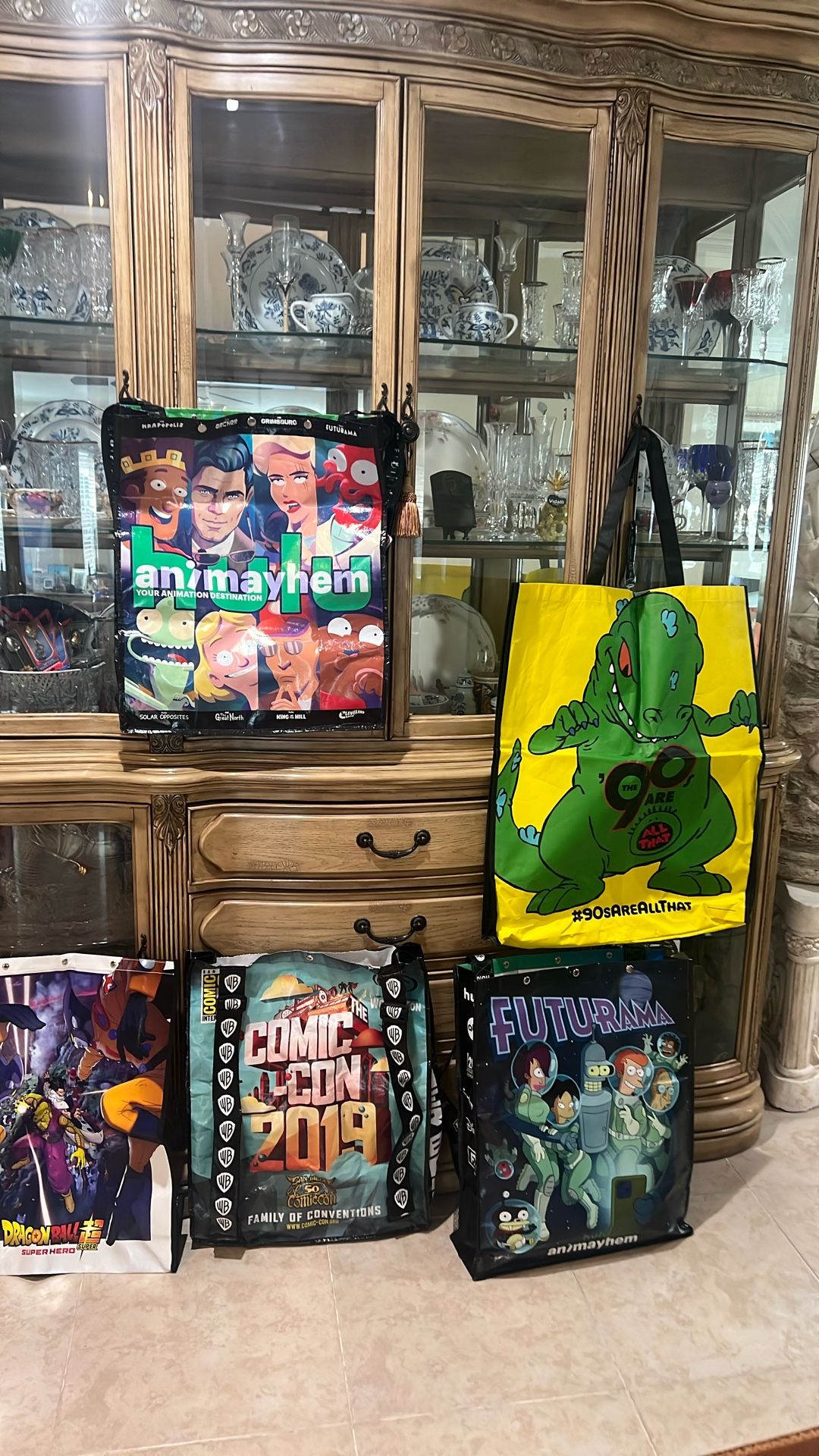 Comic-Con Bags $5.00 For Medium And $10 For Large