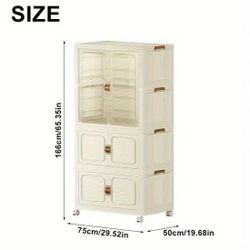 Three-layer folding wardrobe, oversized. 