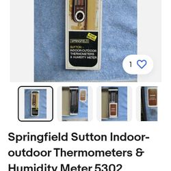 Vintage Thermometers Indoor Outdoor 