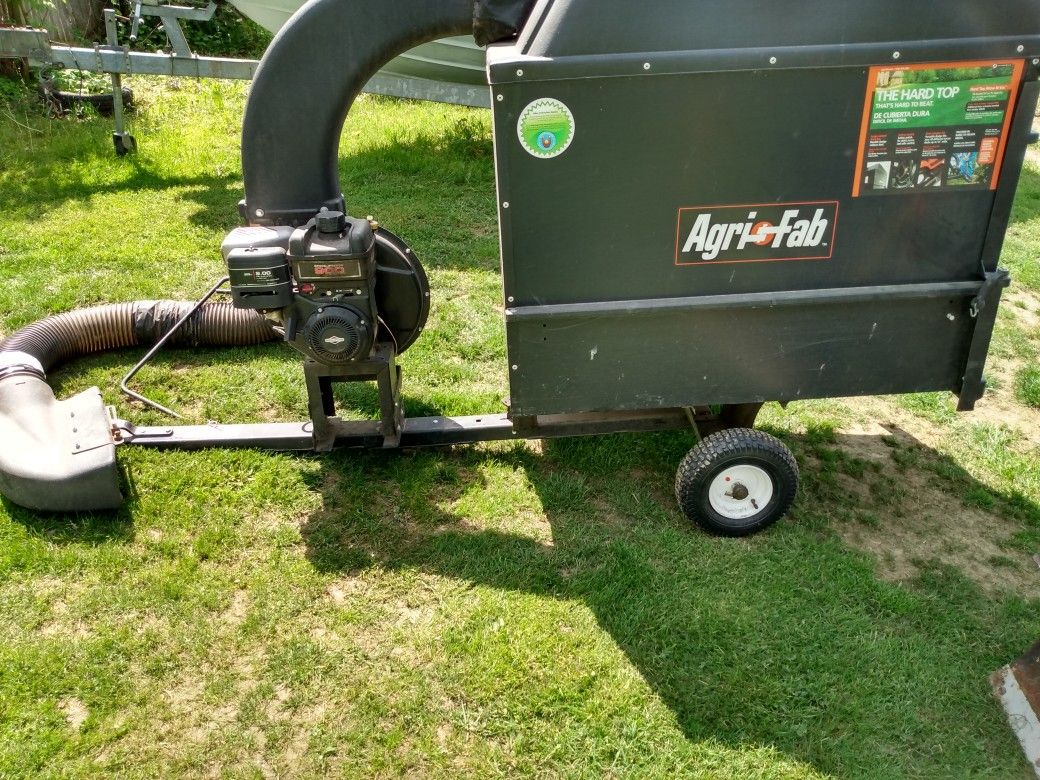 Agri Fab Mow And Vac Trailer