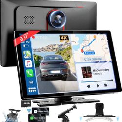 carplay screen for car with dashcam