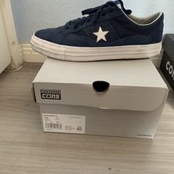 Blue and White Cons Converse