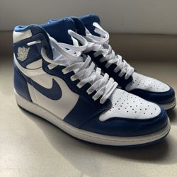 ***READ DESCRIPTION*** Nike Air Jordan 1 Storm Blue Sz 12