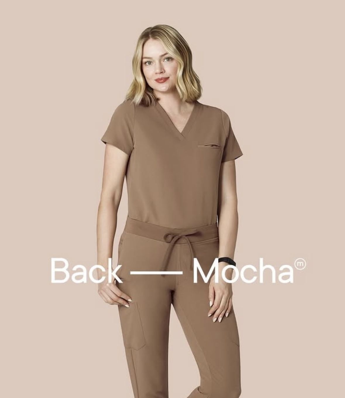 Mandala Mocha scrub set