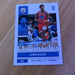 AARON WIGGINS PANINI BASKETBALL CARD 