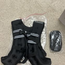 ZELUS Weighted Vest, 25lb Weight Vest with Reflective Stripe