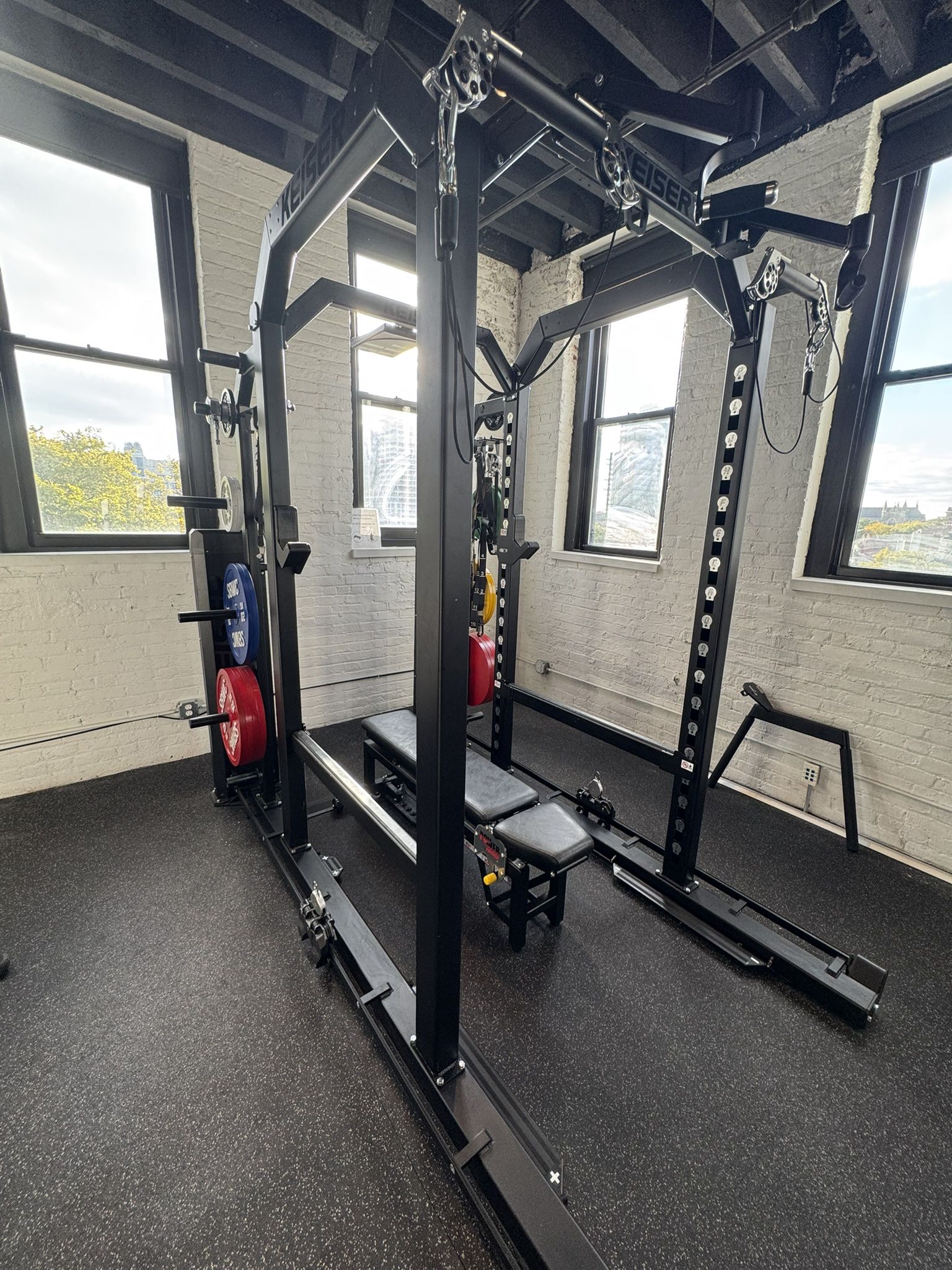 Keiser 8ft Power Rack (Black)