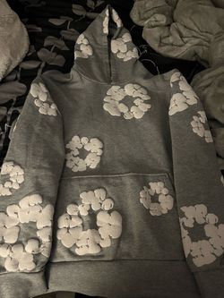 Denim Tears Cotton Wreath Hoodie Grey