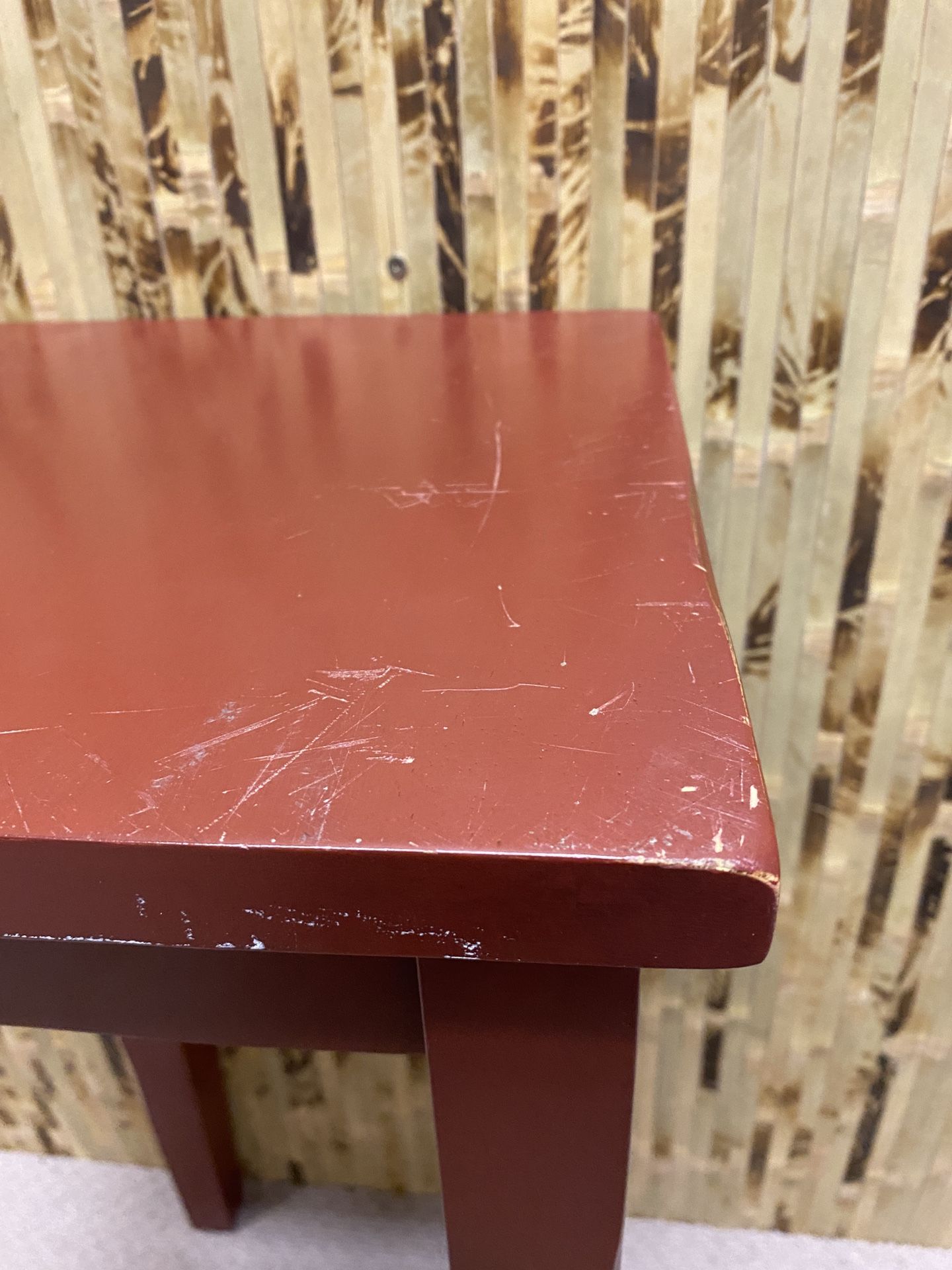 Burnt Umber End Table