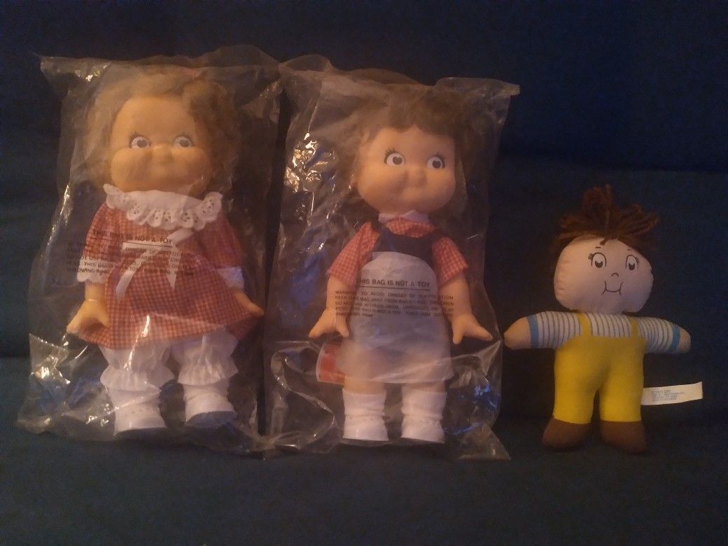 3 - 1988 Campbell's Soup kid dolls