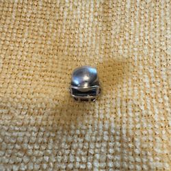 RETIRED PANDORA FOOTBALL HELMUT CHARM