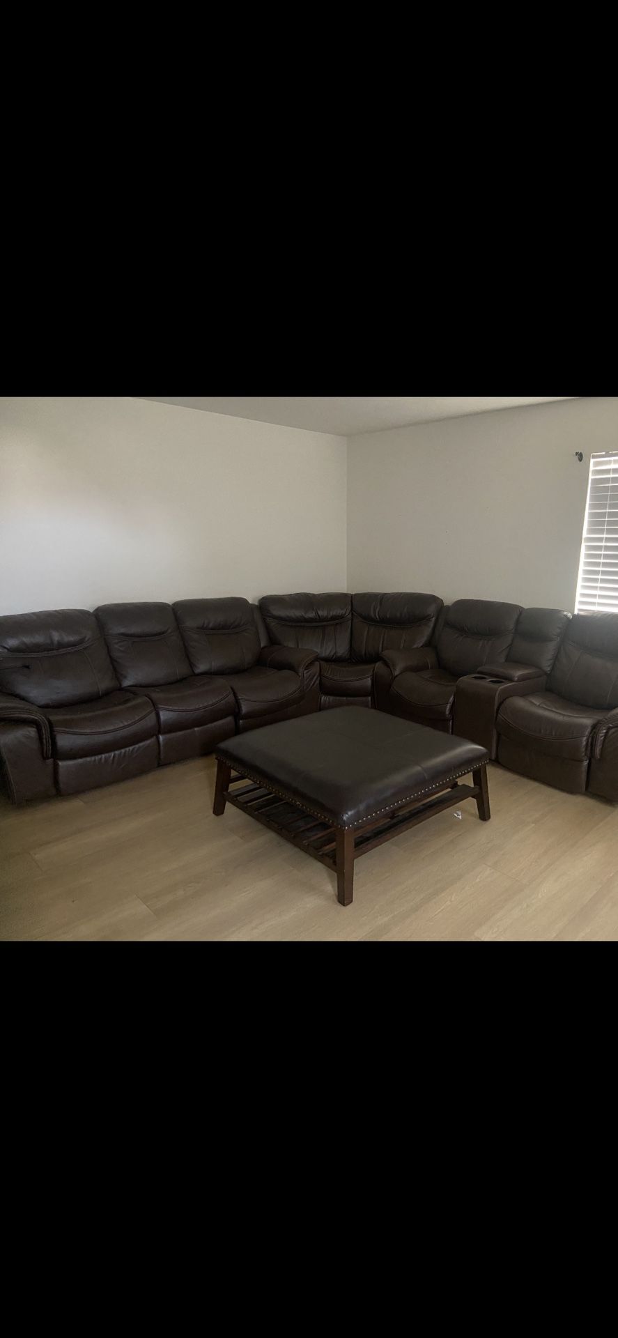 Electric Recliner Couch And Ottoman