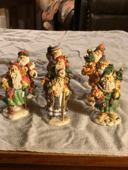 Collection of Katharine Stevenson World Santa’s, 1994-1995. SOLD SEPARATELY $6 EACH