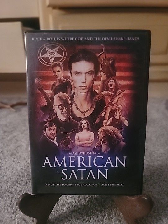 American Satan Blu-Ray/DVD 2 Disc Rare andy biersack Black Veil Brides Halloween