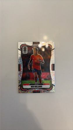 Nico Williams prizm WC card
