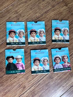 American girl doll collectible cards.