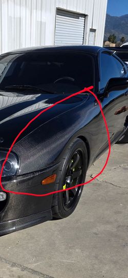 Seibon carbon fiber front fenders mk4 toyota supra