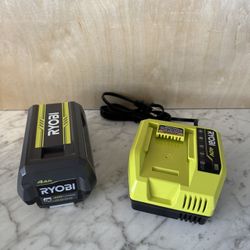 40V Lithium-Ion 4.0 Ah Battery and Fast Charger Kit