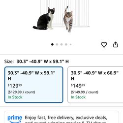 Pet/Child Extra Tall Security Gate!