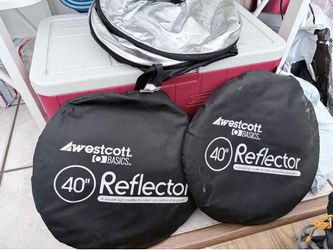 3 photography reflectors $20