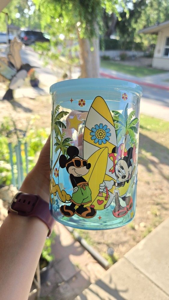 FREE Mickey Mouse Beach GlassTumbler