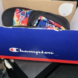 Champions kids slippers shoes size 4Y