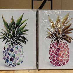 Pineapple Painting Duo