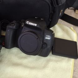 Canon EOS T7i 800D DSLR digital SLR camera like new 24 Megapixels And Professional Electret Condenser Microphone DSLR camera full frame