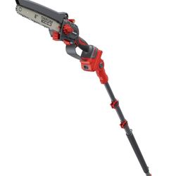 2-in-1 mini chainsaw and pole saw set, 2 batteries and charger, new: $
