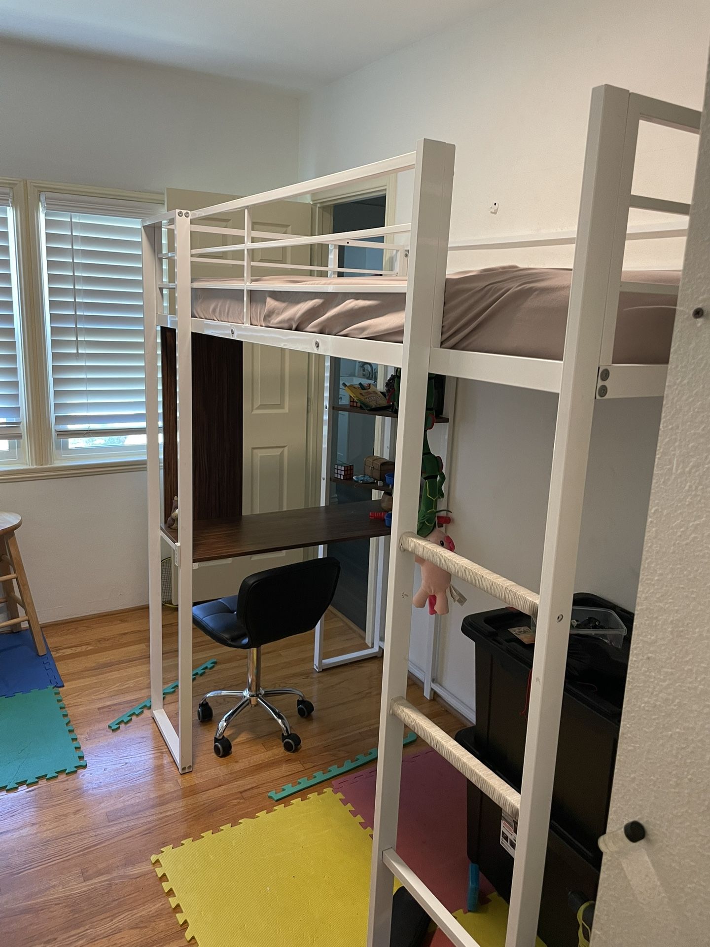 Bed With Desk