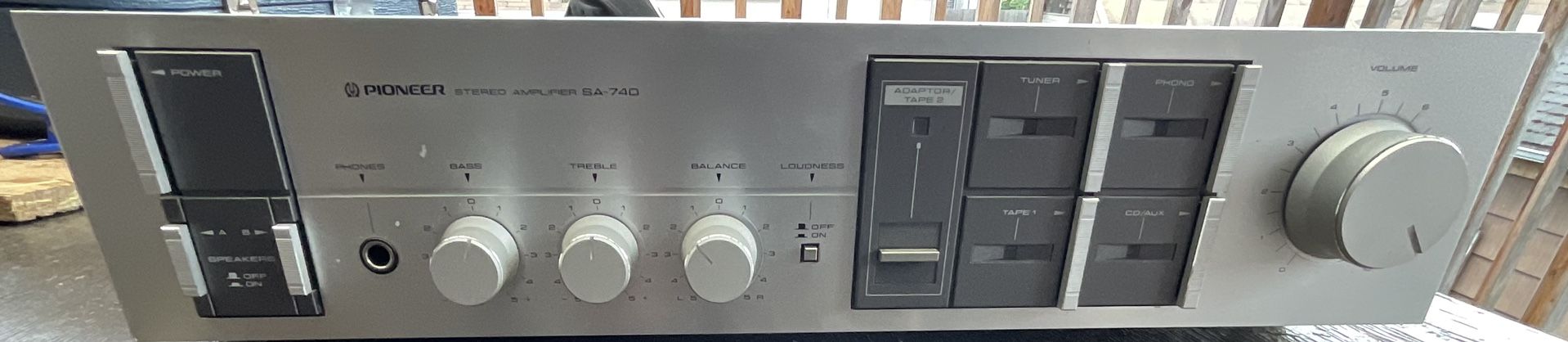 Vintage Pioneer Stereo Amplifier SA-740