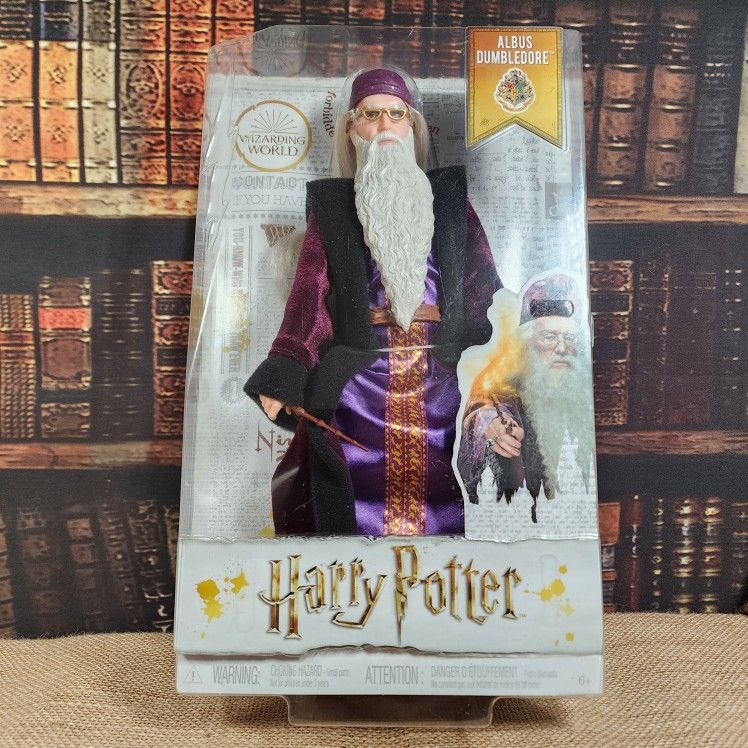 Harry Potter Albus Dumbledore 12" Doll w Wand & Clothing - Wizarding World 