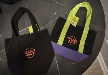 Trader Joes mini tote bags