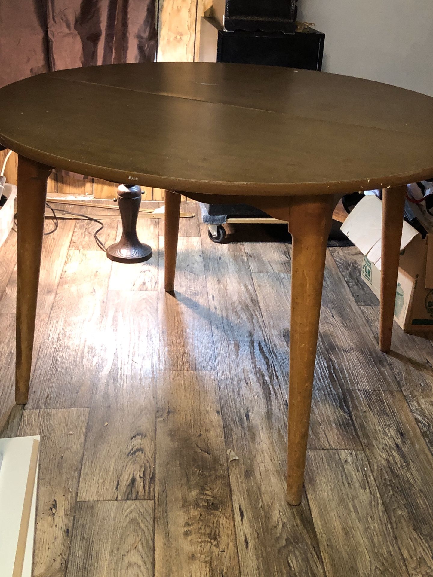 Round Maple Dining Table