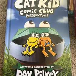 New Cat Kid Comic Club Perspectives hardcover by Dav Pilkey