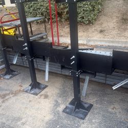 Battery wall charger stands