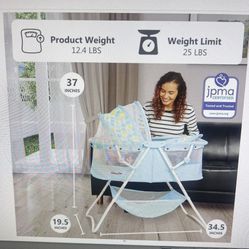 Dream On Me Karley Portable Bassinet 