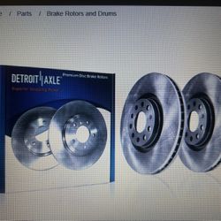 Detroit Axle Front Brake Rotors R-34303