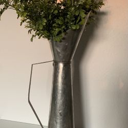 Tin pitcher