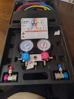 R 134a air conditioning system manifold gauge set