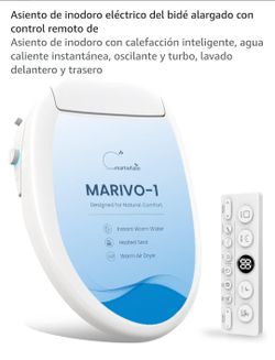 Asiento de inodoro eléctrico