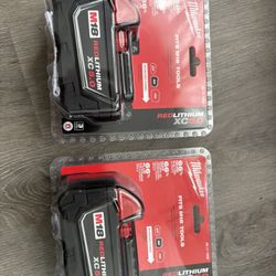 Brand New Milwaukee Batteries