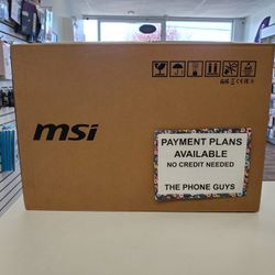 MSI GF63 Gaming Laptop - $25 Down To Take Home Today Pay The Rest Later