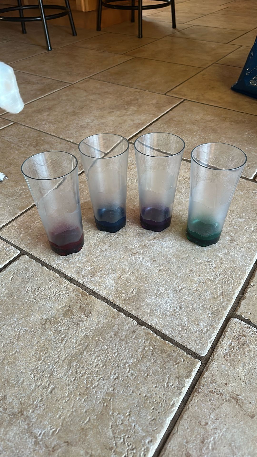 Tupperware Sheerly Elegance Cups 