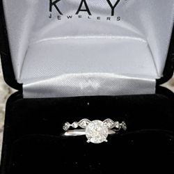 Kay Jewelers Diamond  Wedding Engagement Ring Set