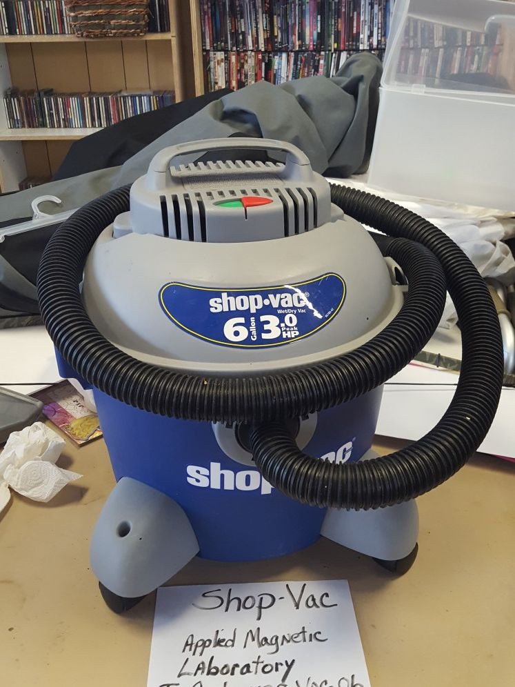 Shop vac 6 gallon 3.0 horsepower