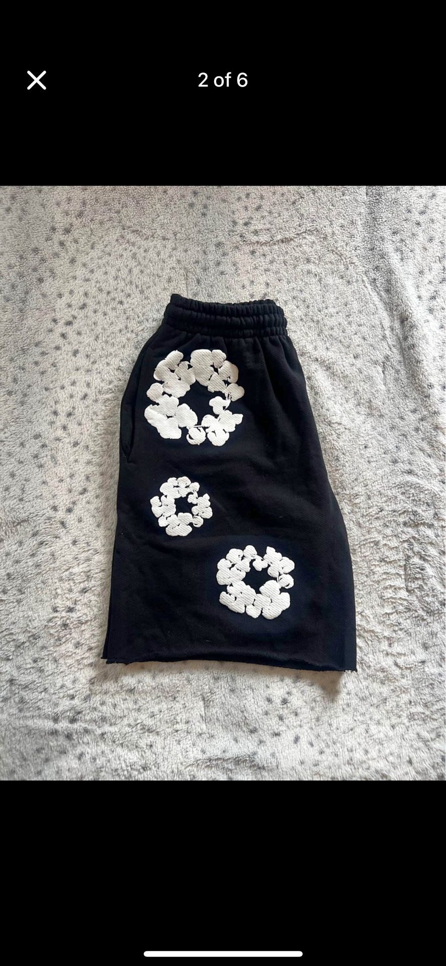 Denim Tears The Cotton Wreath Shorts Size L