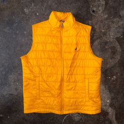 Nautica Yellow Puffer Vest