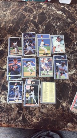 1993 Fleer Atlanta Braves Baseball Card Lot