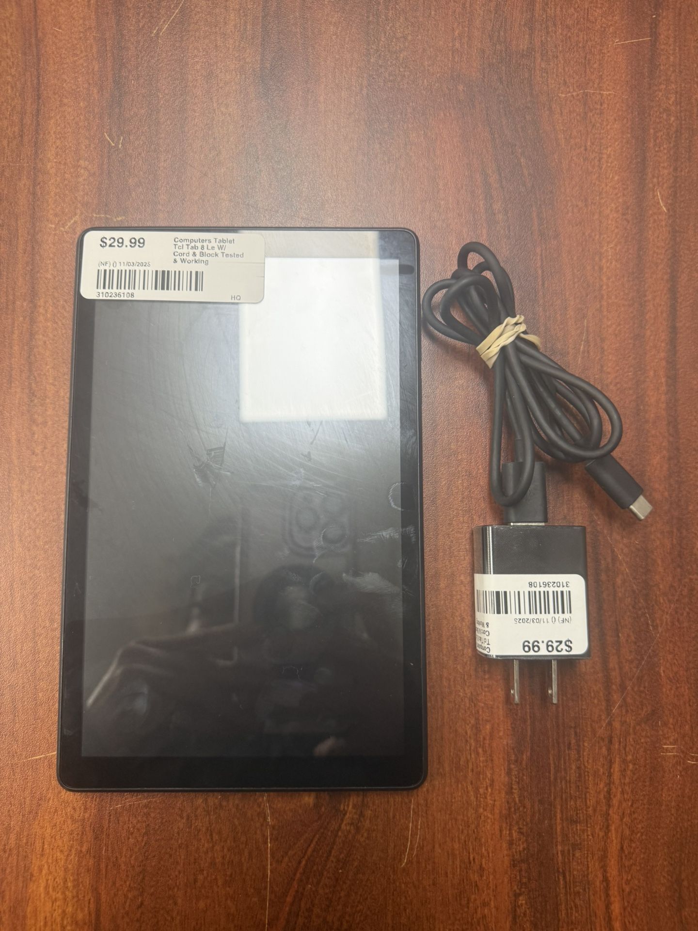 TCL Tablet Model #Tab 8 LE